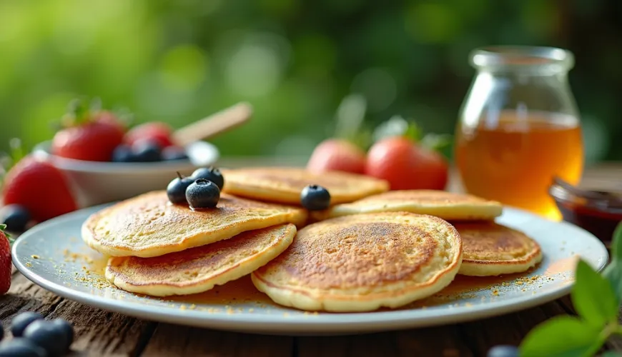 Panqueques de kéfir para un excelente desayuno que pondrán en marcha tu día