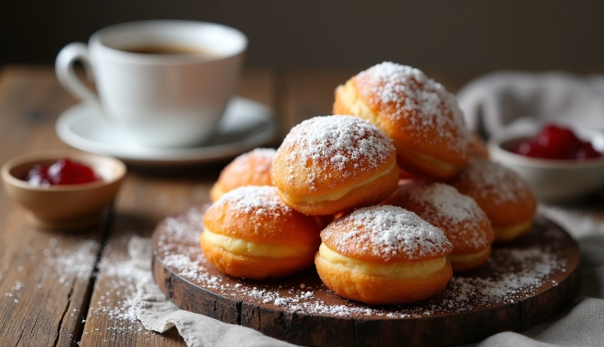 Koblížky receta sin fermentación, magia de requesón para todos