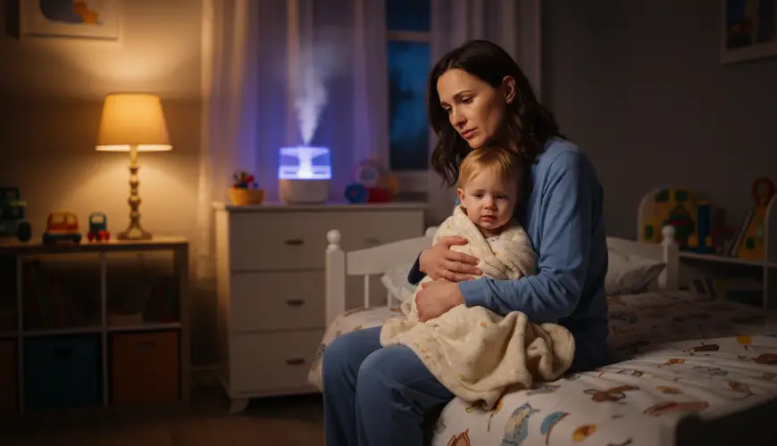 # Laringitis en niños y la tos perruna nocturna que aterra a los padres