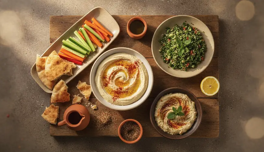 La cocina levantina es mucho más que solo hummus