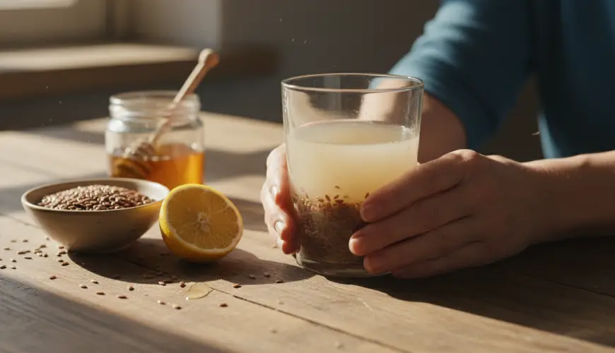 # Pruebe una bebida casera de linaza para la digestión irritada
