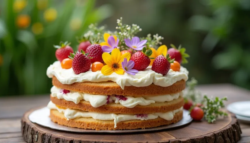 El pastel desnudo con frutas es una excelente opción para cualquier ocasión.