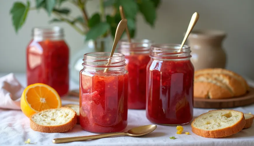 Descubre la magia de la mermelada de ruibarbo y recetas inspiradas