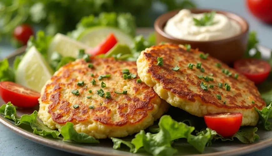Descubra variaciones de tortitas crujientes de col que le encantarán