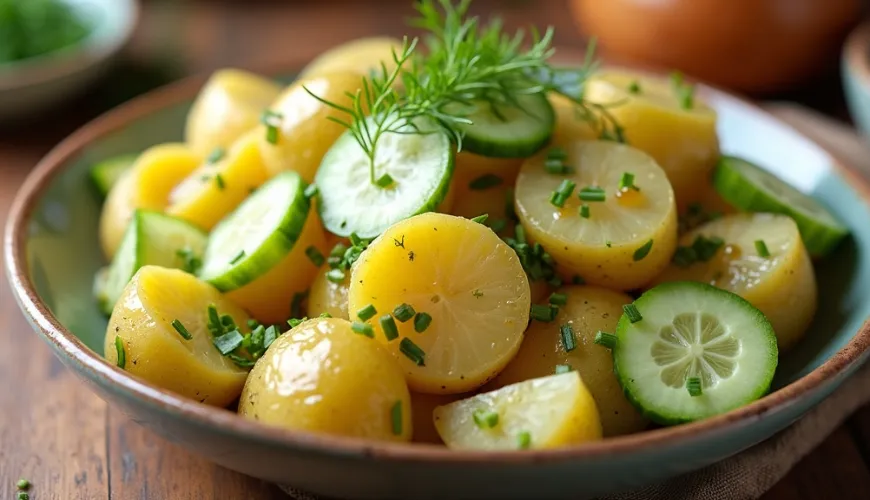 ¿De dónde proviene la ensalada de papa alemana y por qué es popular?