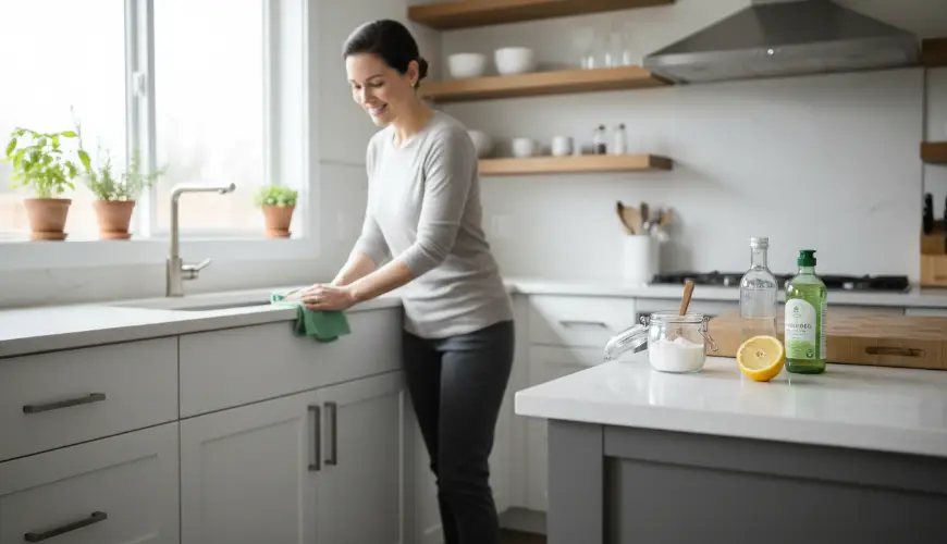 # Desengrasado de puertas de cocina de forma sencilla y sin productos químicos