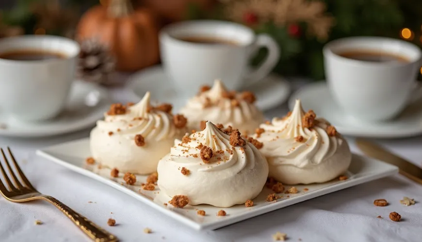 Merengues de nuez como el sabor tradicional de la infancia para cada festividad