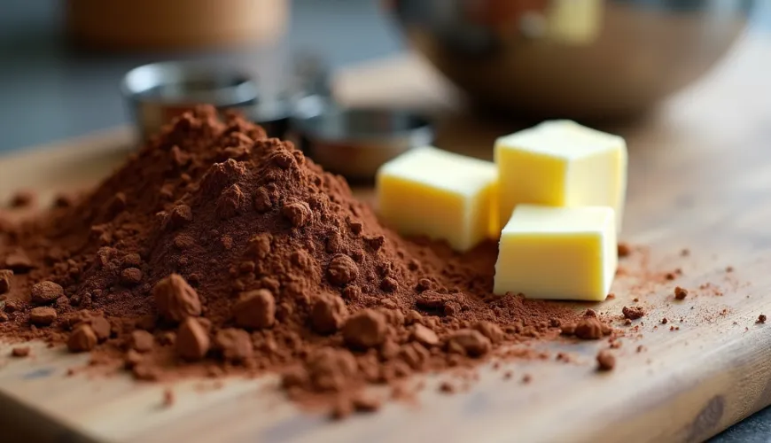 Preparar chocolate casero con mantequilla y cacao es más rápido de lo que piensas.