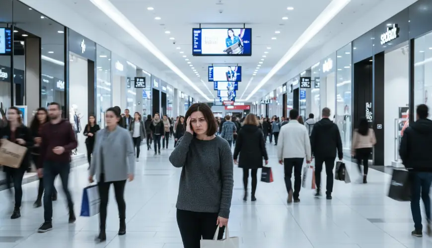 Por qué los centros comerciales generan ansiedad y sobrecargan los sentidos