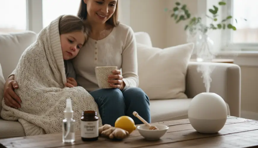 # První pomoc při dětské rýmě přírodně

# Primeros auxilios naturales para el resfriado infantil