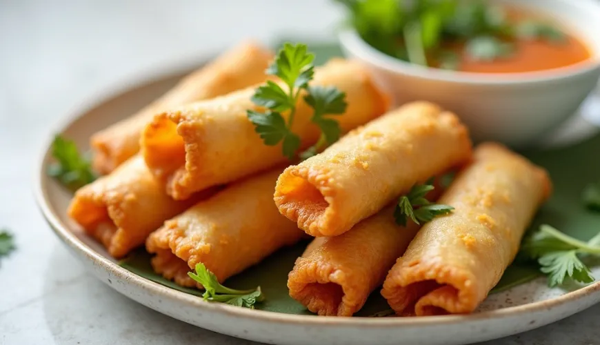 Los rollitos fritos son una opción saludable para cualquier ocasión.