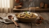 Aromático rizoto de cebada con boletus o risotto de grañones de cebada