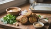 Falafel casero de garbanzos asados sin freír
