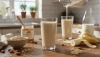 Pruebe una bebida proteica casera de copos de avena