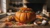 Pruebe la calabaza asada rellena de arroz y nueces