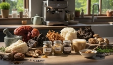 # Adaptogenní houby v kuchyni jako reishi, lion's mane a cordyceps

Hongos adaptógenos en la cocina 