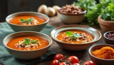 Sopa azteca como receta fácil para una cena saludable