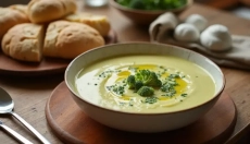 Crema de brócoli que sacia y sabe deliciosa