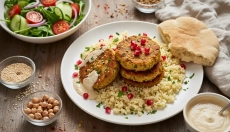 # Croquetas de garbanzos con salsa tahini que te sorprenderán