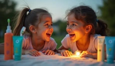 Niños y la higiene bucal con indicador de placa dental para niños