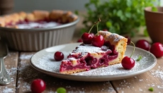 Cómo hacer un clásico clafoutis de cerezas que impresionará a todos