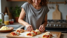 Cómo preparar deliciosos rollos de pizza que encantarán a todos