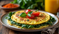 Cómo preparar una tortilla de espinacas que te sacie y deleite