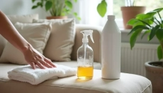 Cómo limpiar un sofá de manera efectiva y evitar limpiadores costosos