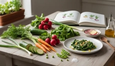 Comidas sencillas con verduras tiernas para los días de primavera