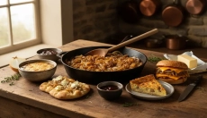 # Cebolla caramelizada como base de cinco platos diferentes