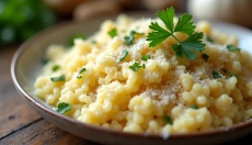 El risotto de coliflor es el plato ideal para un estilo de vida saludable.