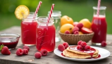 Receta de jugo de frambuesa para refrescarse en casa en verano e invierno