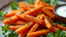 Las papas fritas de zanahoria pueden reemplazar a las de patata, ya que son más ligeras, aromáticas 