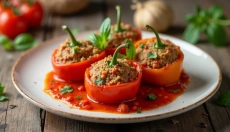 Descubra la magia de los pimientos rellenos de carne picada al horno