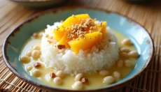 Descubre una increíble receta de mango sticky rice y sorprende a tus seres queridos.