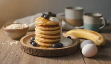 Tortitas para toda la familia sin harina y con solo tres ingredientes