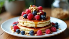 Los panqueques de yogur sin leche son deliciosos y fáciles de preparar.