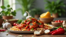 El pollo picante estilo Sichuan es la receta ideal para un almuerzo de fin de semana.