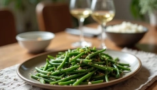 Receta de judías verdes picantes para una cena saludable y deliciosa