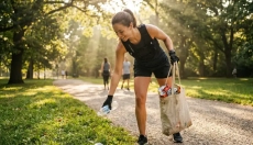 Plogging o cómo correr y limpiar la naturaleza