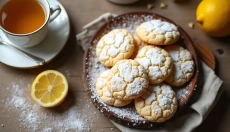 Las galletas agrietadas son una manera fácil de impresionar a los invitados.