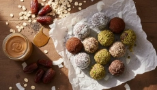 # Receta para bolitas energéticas saludables sin hornear en 10 minutos