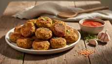 Bolas de plantas que saben como las de carne