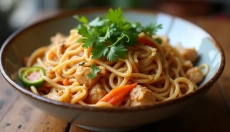 Los fideos de Singapur te encantarán por su sabor y la sencillez de su preparación.