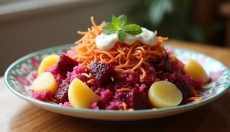 Receta de Šuba: ensalada en capas llena de recuerdos y sabores exquisitos