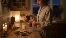 # Teplé zlaté mléko s kurkumou a pepřem para un mejor sueño

Leche dorada caliente con cúrcuma y pim