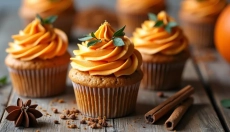 Crea un ambiente acogedor en casa con cupcakes de calabaza el fin de semana