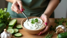 Crea un refrescante tzatziki como en una taberna griega.