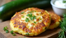 Vyzkoušejte cuketové placičky se sýrem

# Pruebe las tortitas de calabacín con queso