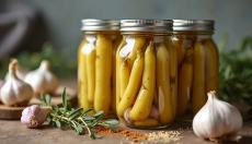 Brotes de ajo en conserva: sabrosos y prácticos para la mesa de invierno